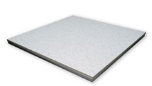 Woodcore raised floor panel for power rooms